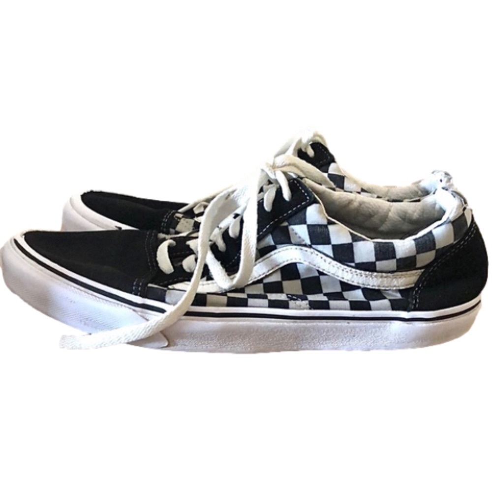 Vans Primary Check Old Skool Black And White